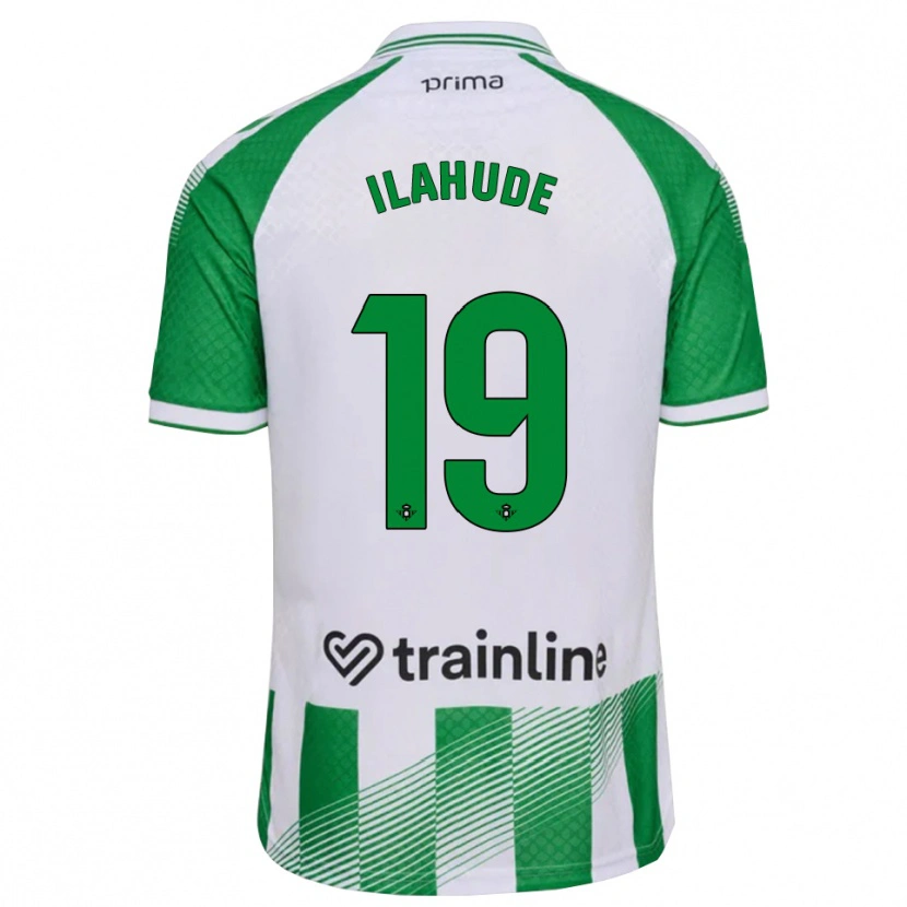 Danxen Uomo Maglia Destiny Ilahude #19 Verde Chiaro Nero Bianco Kit Gara Home 2026/27 Maglietta