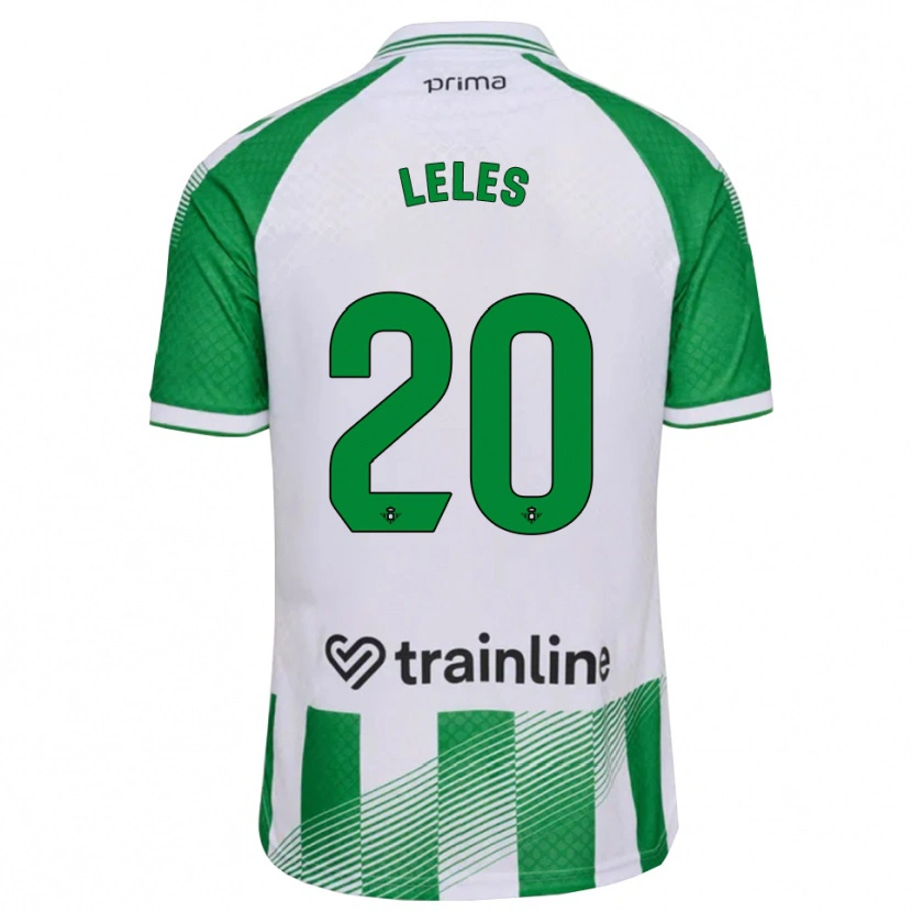 Danxen Uomo Maglia María De Los Ángeles Carrión Egido #20 Verde Chiaro Nero Bianco Kit Gara Home 2026/27 Maglietta