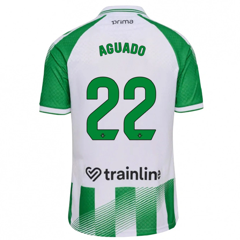 Danxen Uomo Maglia Julia Aguado Fernández #22 Verde Chiaro Nero Bianco Kit Gara Home 2026/27 Maglietta