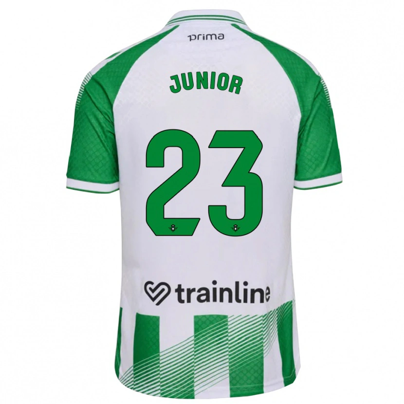 Danxen Uomo Maglia Junior Firpo #23 Verde Chiaro Nero Bianco Kit Gara Home 2026/27 Maglietta