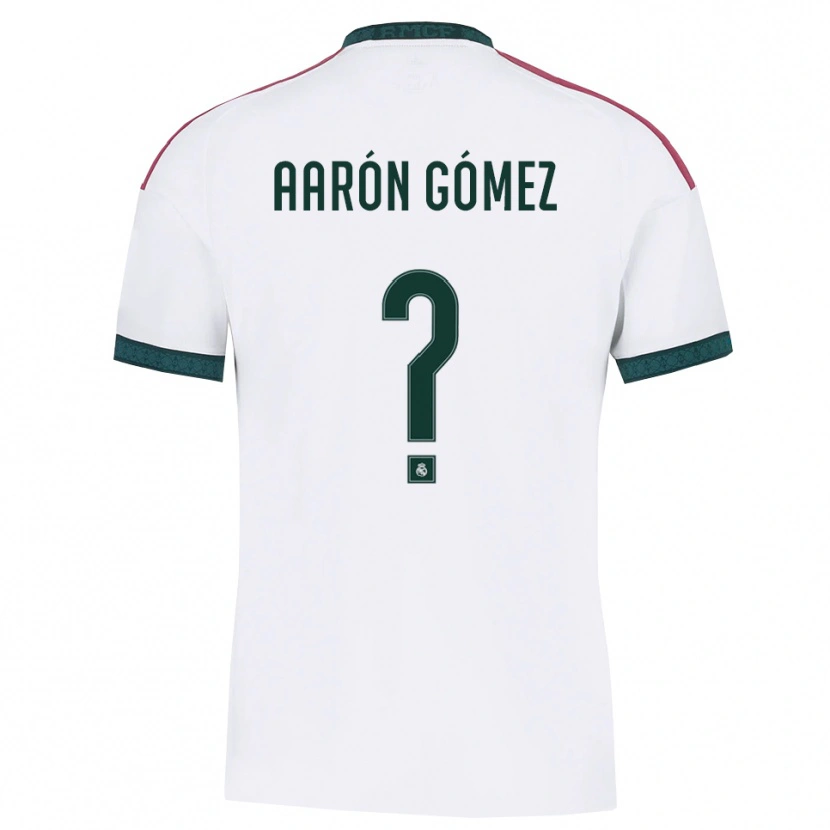 Danxen Uomo Maglia Aarón Gómez #0 Verde Scuro Bianco Rosso Kit Gara Home 2026/27 Maglietta