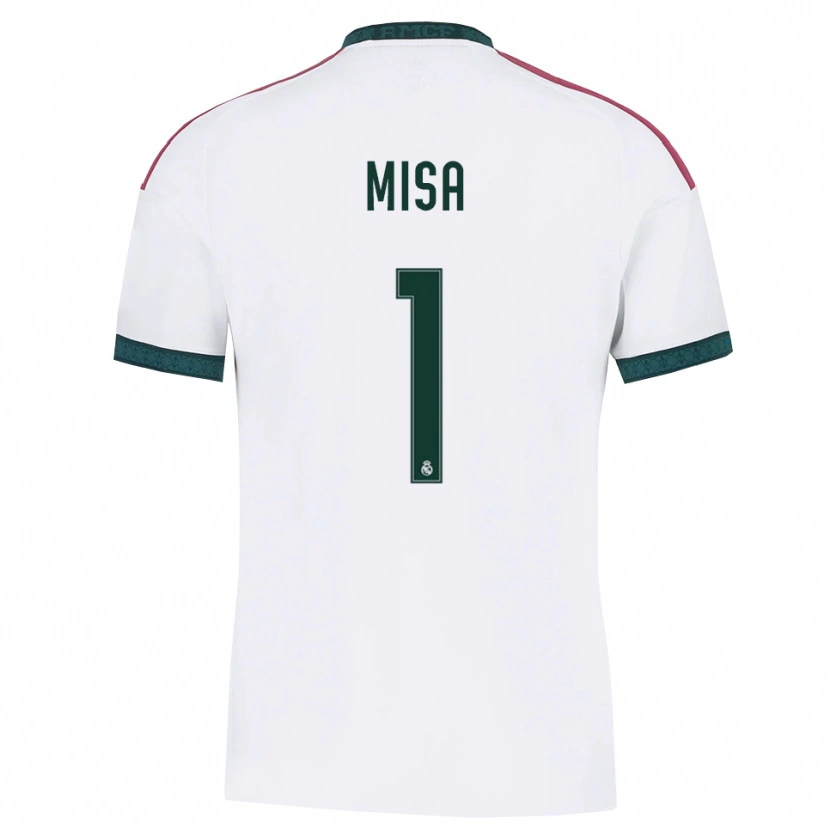 Danxen Uomo Maglia Misa Rodríguez #1 Verde Scuro Bianco Rosso Kit Gara Home 2026/27 Maglietta