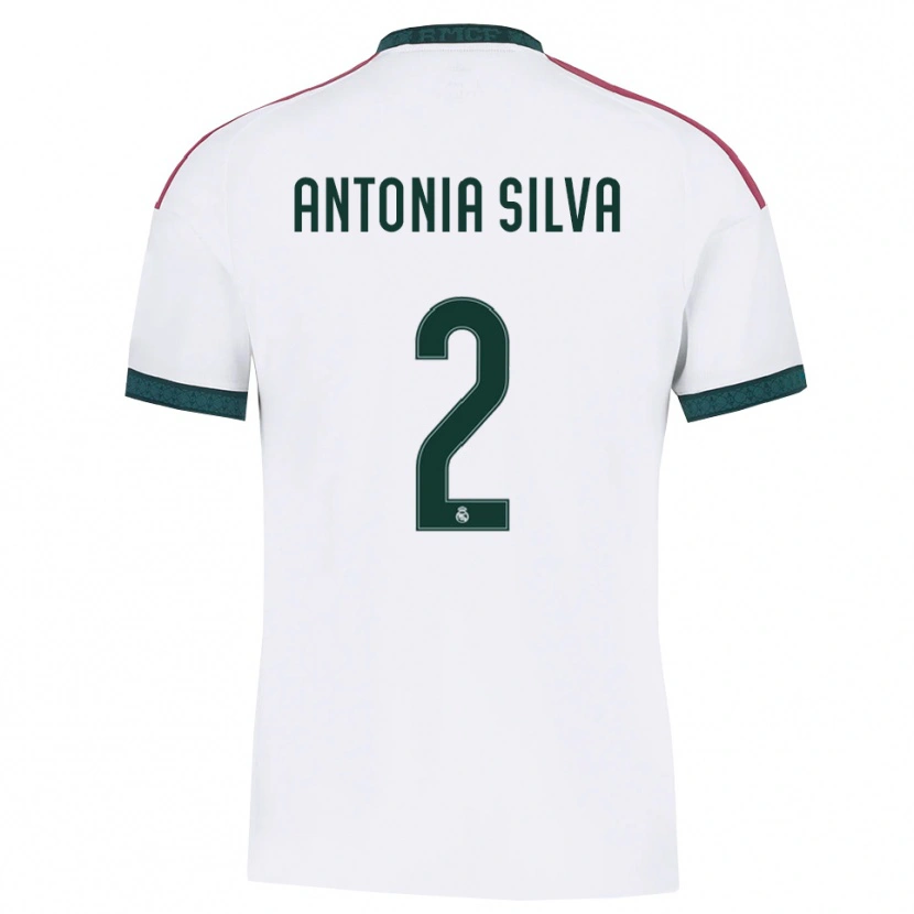 Danxen Uomo Maglia Antônia Silva #2 Verde Scuro Bianco Rosso Kit Gara Home 2026/27 Maglietta