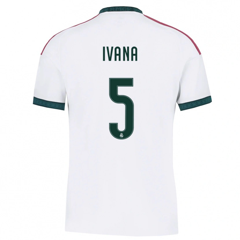 Danxen Uomo Maglia Ivana Andres #5 Verde Scuro Bianco Rosso Kit Gara Home 2026/27 Maglietta