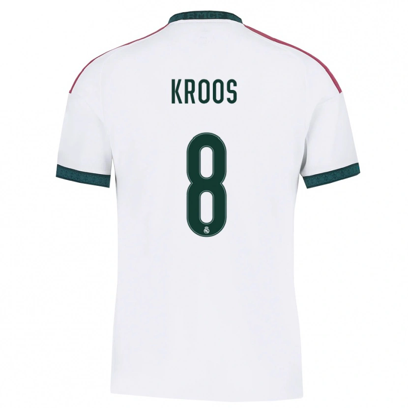 Danxen Uomo Maglia Toni Kroos #8 Verde Scuro Bianco Rosso Kit Gara Home 2026/27 Maglietta