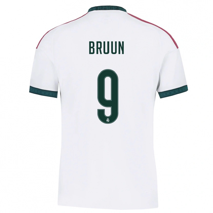 Danxen Uomo Maglia Signe Bruun #9 Verde Scuro Bianco Rosso Kit Gara Home 2026/27 Maglietta