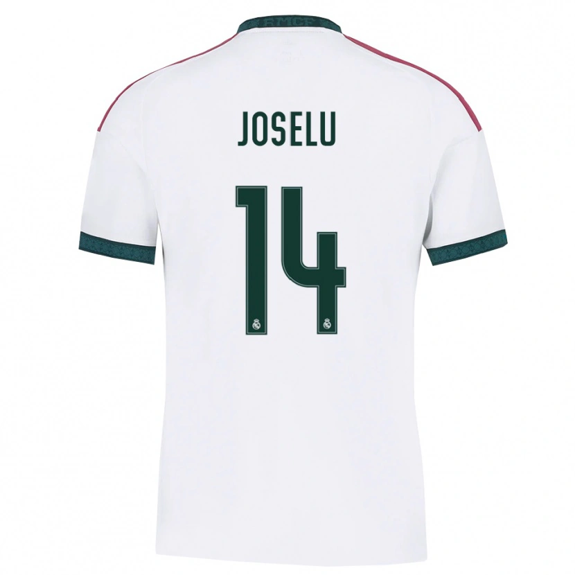 Danxen Uomo Maglia Joselu #14 Verde Scuro Bianco Rosso Kit Gara Home 2026/27 Maglietta