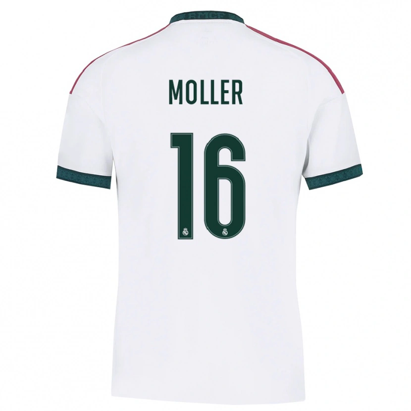 Danxen Uomo Maglia Caroline Moller #16 Verde Scuro Bianco Rosso Kit Gara Home 2026/27 Maglietta