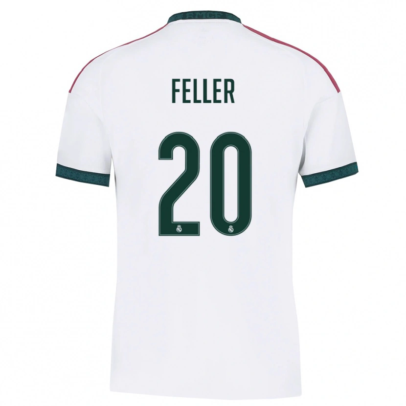 Danxen Uomo Maglia Naomie Feller #20 Verde Scuro Bianco Rosso Kit Gara Home 2026/27 Maglietta