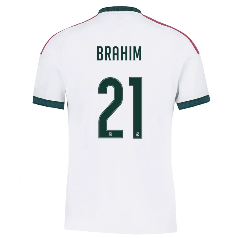 Danxen Uomo Maglia Brahim Díaz #21 Verde Scuro Bianco Rosso Kit Gara Home 2026/27 Maglietta