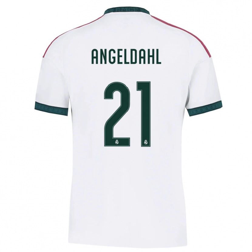 Danxen Uomo Maglia Filippa Angeldahl #21 Verde Scuro Bianco Rosso Kit Gara Home 2026/27 Maglietta