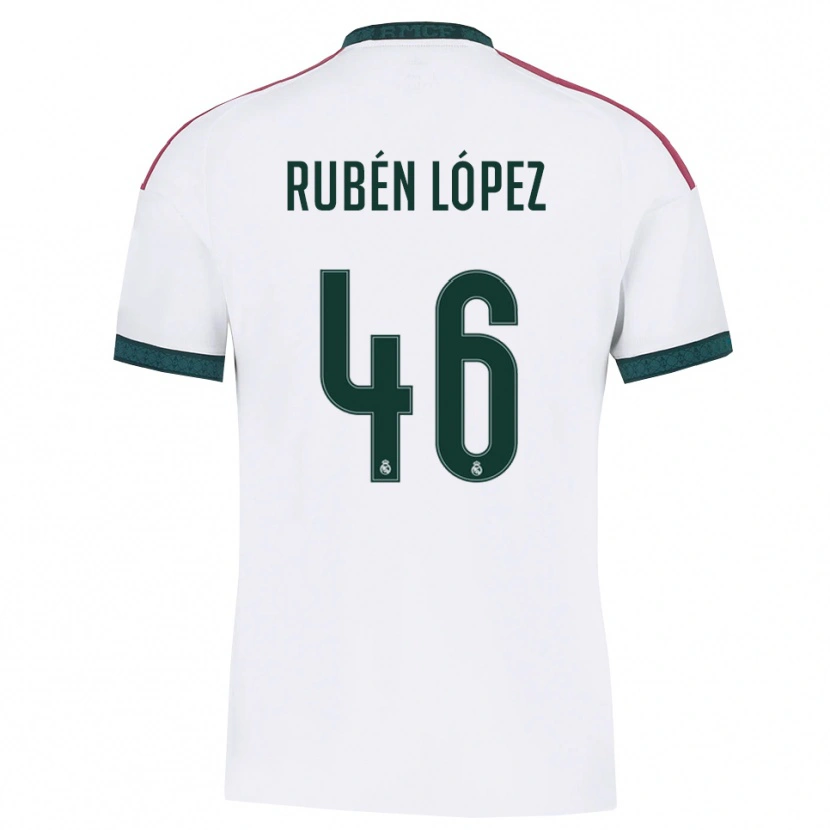 Danxen Uomo Maglia Rubén López #46 Verde Scuro Bianco Rosso Kit Gara Home 2026/27 Maglietta