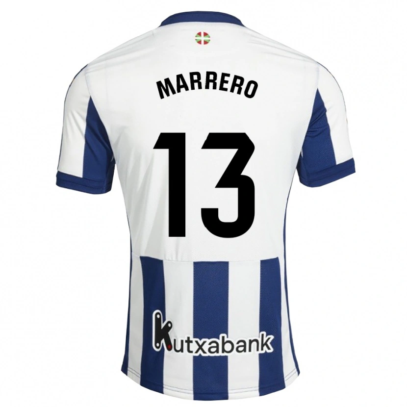 Danxen Uomo Maglia Unai Marrero #13 Navy Bianco Goldenrod Kit Gara Home 2026/27 Maglietta