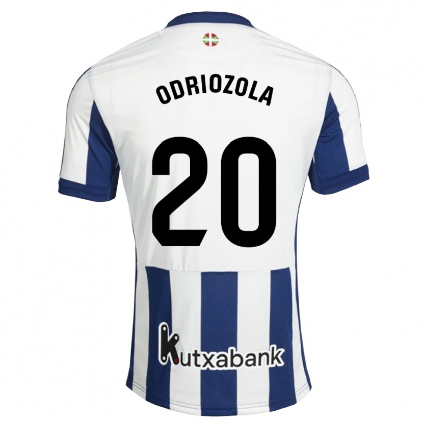 Danxen Uomo Maglia Álvaro Odriozola #20 Navy Bianco Goldenrod Kit Gara Home 2026/27 Maglietta