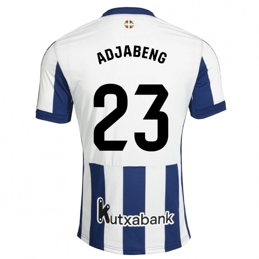 Danxen Uomo Maglia Andrews Adjabeng #23 Navy Bianco Goldenrod Kit Gara Home 2026/27 Maglietta