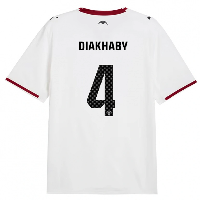 Danxen Uomo Maglia Mouctar Diakhaby #4 Nero Bianco Rosso Giallo Kit Gara Home 2026/27 Maglietta