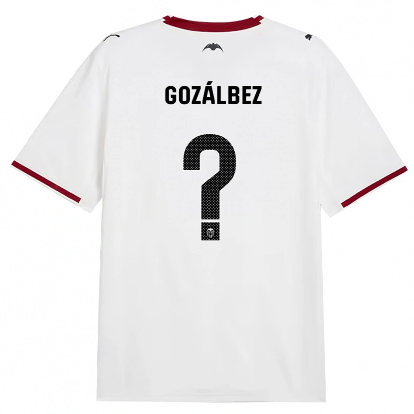 Danxen Uomo Maglia Pablo Gozálbez #0 Nero Bianco Rosso Giallo Kit Gara Home 2026/27 Maglietta