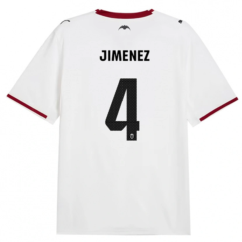 Danxen Uomo Maglia Maria Jimenez #4 Nero Bianco Rosso Giallo Kit Gara Home 2026/27 Maglietta