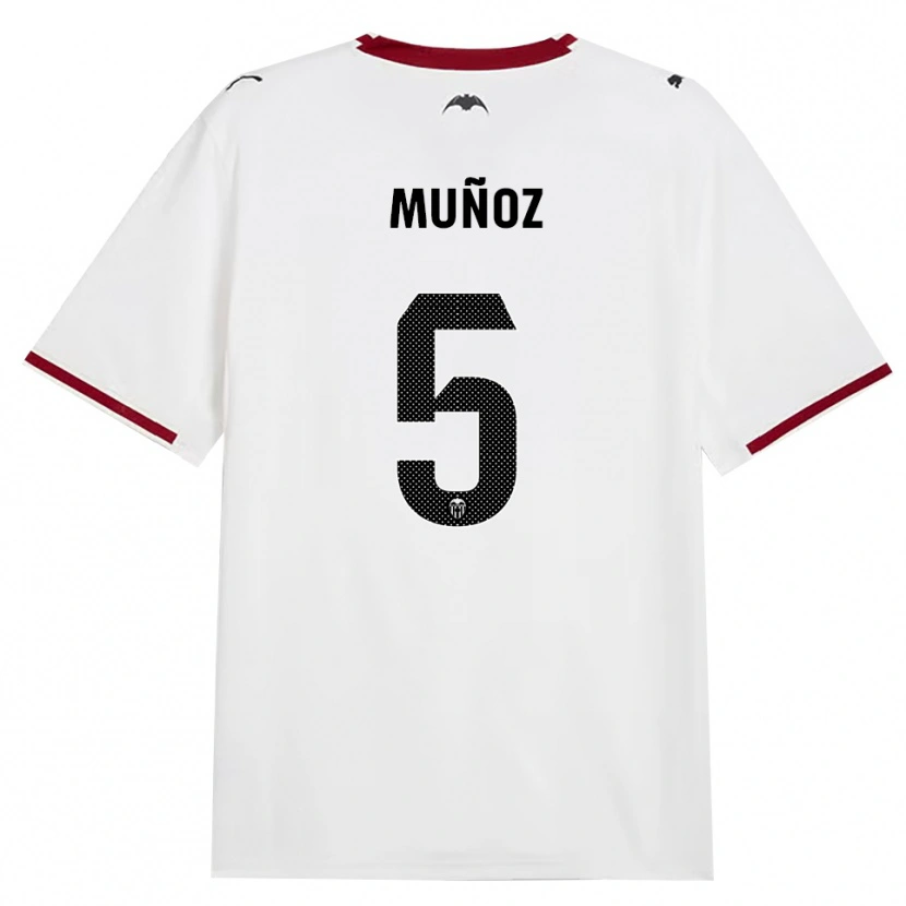 Danxen Uomo Maglia Iván Muñoz #5 Nero Bianco Rosso Giallo Kit Gara Home 2026/27 Maglietta