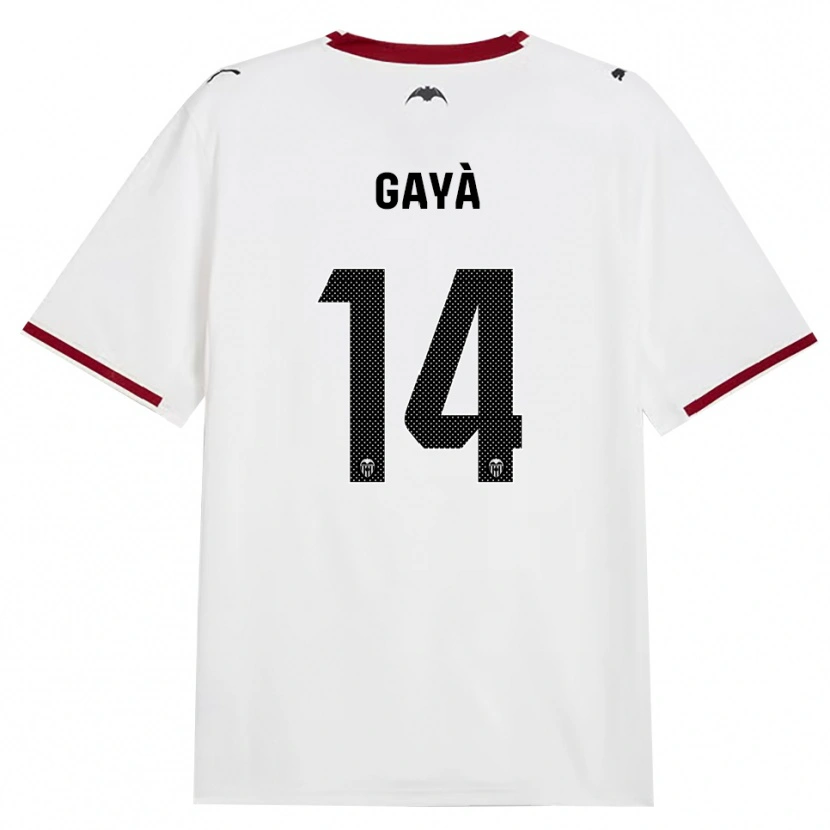 Danxen Uomo Maglia José Gayà #14 Nero Bianco Rosso Giallo Kit Gara Home 2026/27 Maglietta