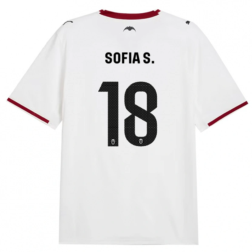 Danxen Uomo Maglia Sofia Silva #18 Nero Bianco Rosso Giallo Kit Gara Home 2026/27 Maglietta