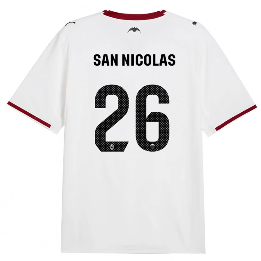 Danxen Uomo Maglia Olga San Nicolas #26 Nero Bianco Rosso Giallo Kit Gara Home 2026/27 Maglietta