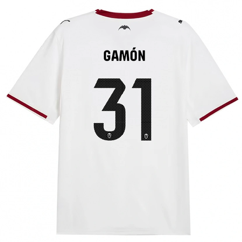 Danxen Uomo Maglia Rodrigo Gamón #31 Nero Bianco Rosso Giallo Kit Gara Home 2026/27 Maglietta