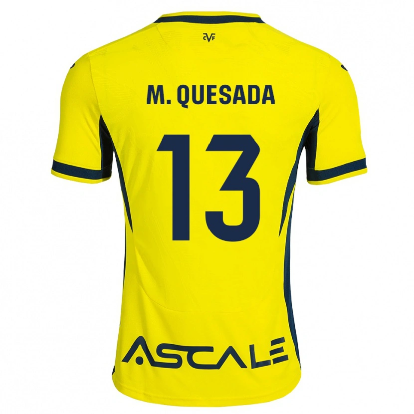 Danxen Uomo Maglia Montserrat Quesada Carrasco #13 Giallo Nero Rosso Kit Gara Home 2026/27 Maglietta