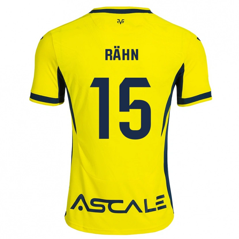 Danxen Uomo Maglia Ronan Rähn #15 Giallo Nero Rosso Kit Gara Home 2026/27 Maglietta