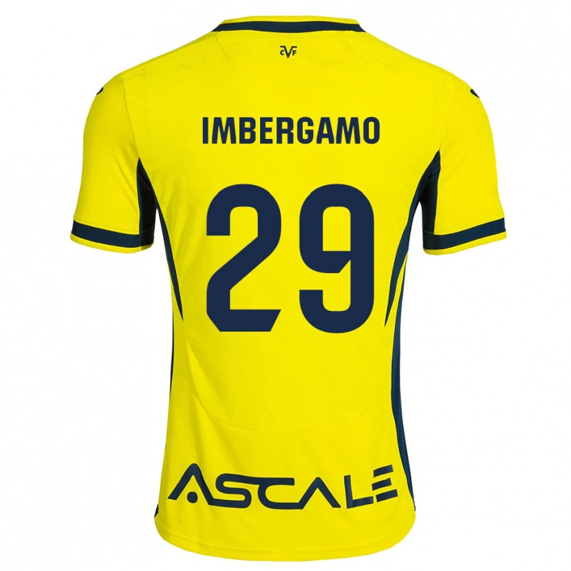 Danxen Uomo Maglia Mar Imbergamo #29 Giallo Nero Rosso Kit Gara Home 2026/27 Maglietta