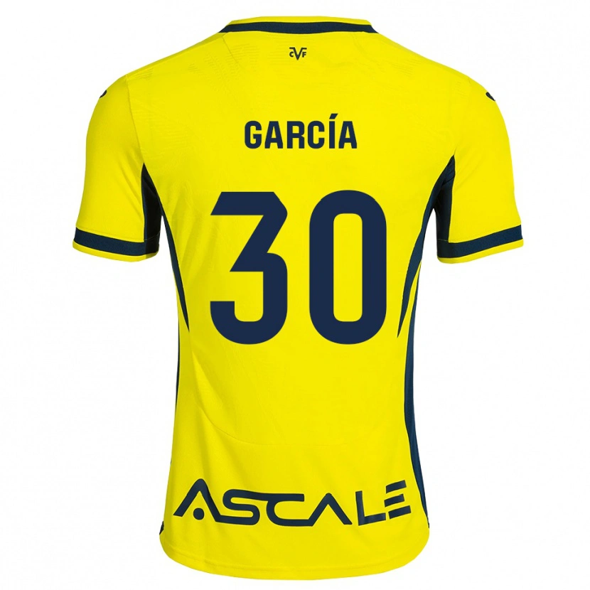 Danxen Uomo Maglia Albert García #30 Giallo Nero Rosso Kit Gara Home 2026/27 Maglietta