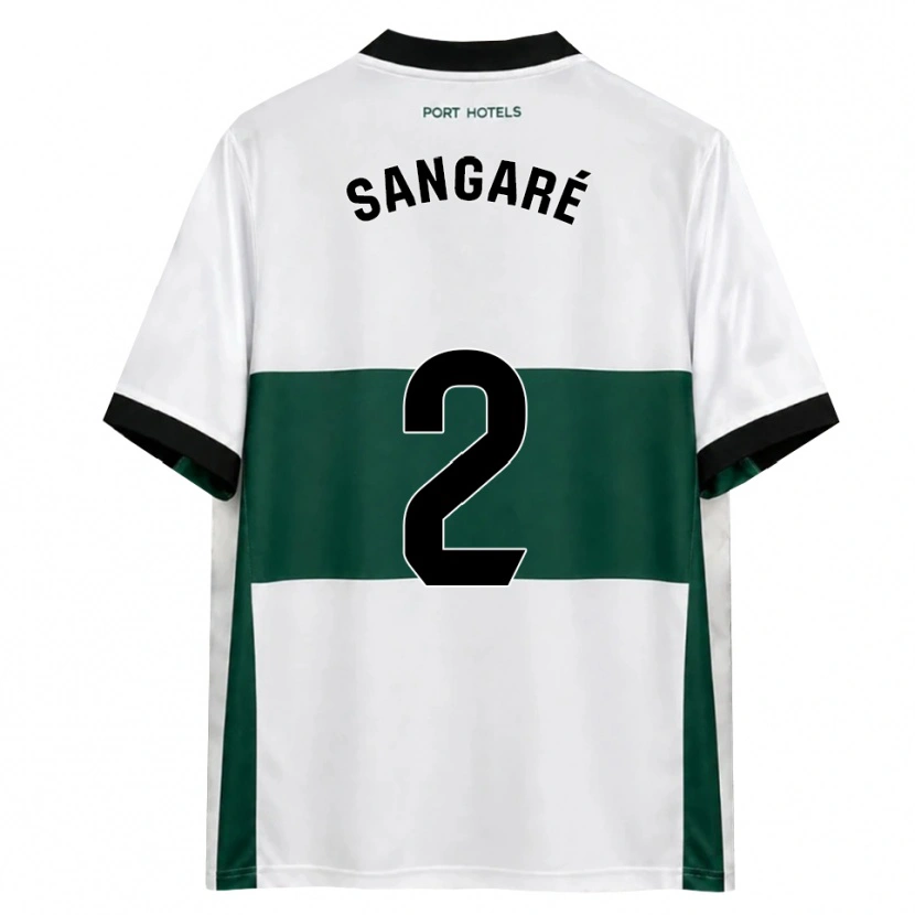 Danxen Uomo Maglia Buba Sangaré #2 Verde Bianco Rosso Kit Gara Home 2026/27 Maglietta