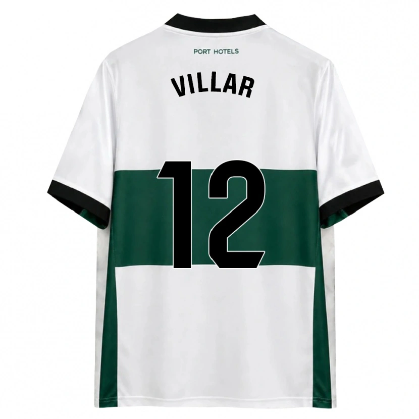 Danxen Uomo Maglia Gonzalo Villar #12 Verde Bianco Rosso Kit Gara Home 2026/27 Maglietta