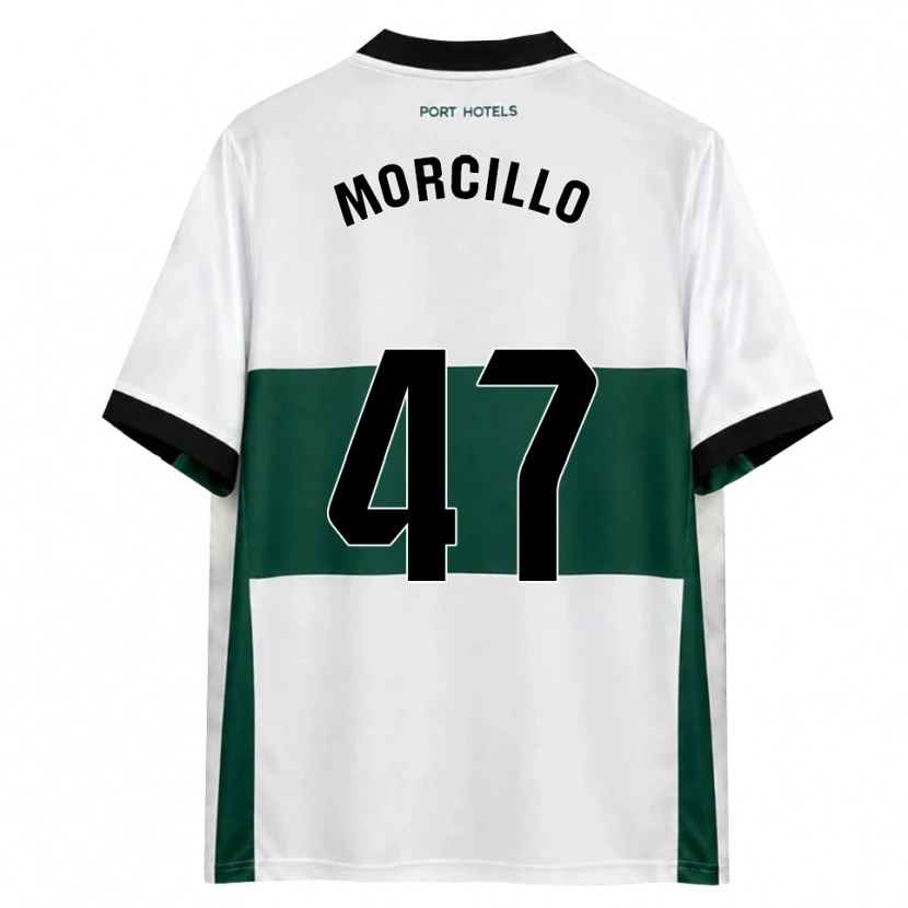 Danxen Uomo Maglia Javi Morcillo #47 Verde Bianco Rosso Kit Gara Home 2026/27 Maglietta