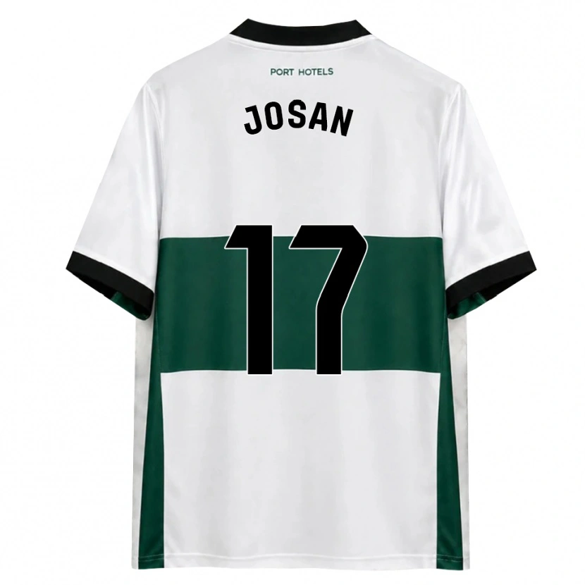 Danxen Uomo Maglia José Antonio Ferrández Pomares #17 Verde Bianco Rosso Kit Gara Home 2026/27 Maglietta