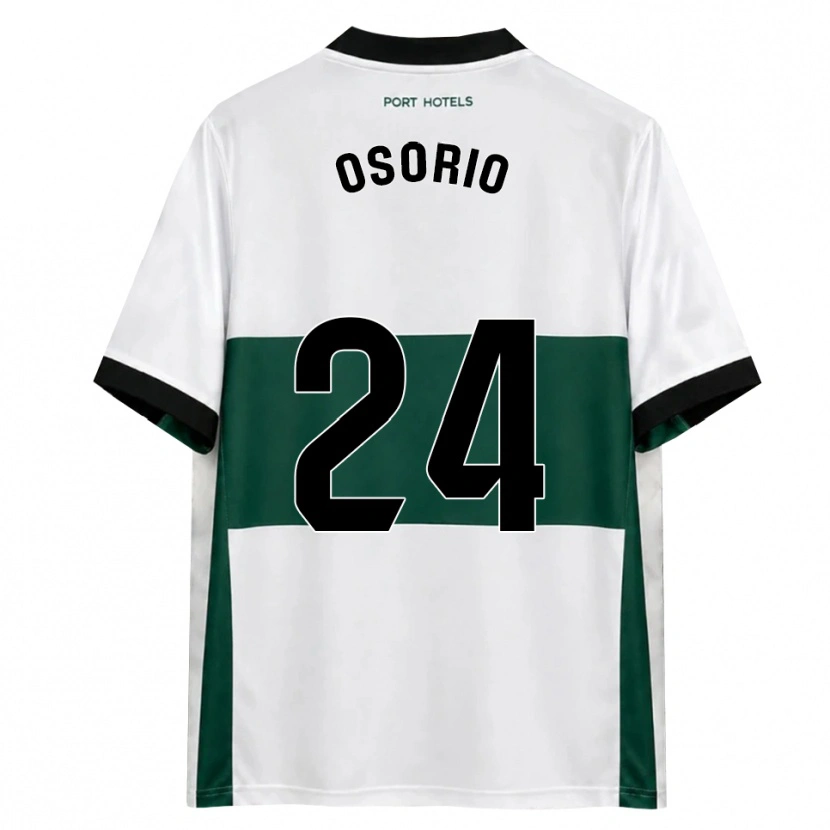 Danxen Uomo Maglia Abiel Osorio #24 Verde Bianco Rosso Kit Gara Home 2026/27 Maglietta