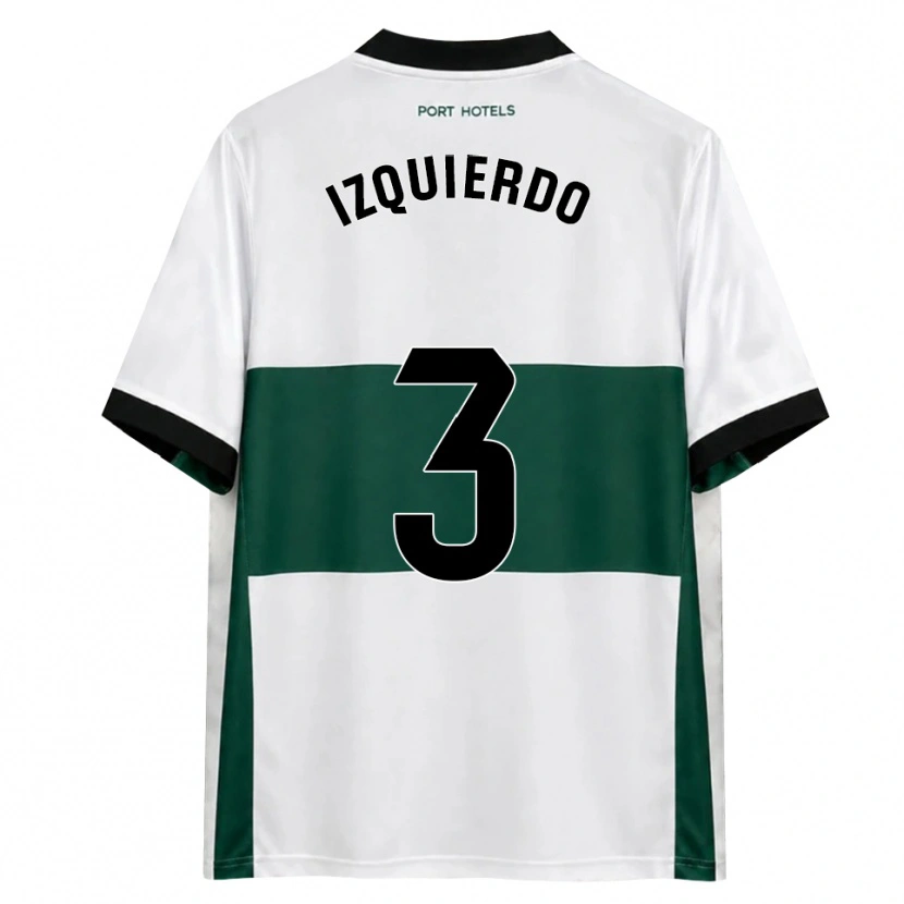 Danxen Uomo Maglia Jairo Izquierdo #3 Verde Bianco Rosso Kit Gara Home 2026/27 Maglietta