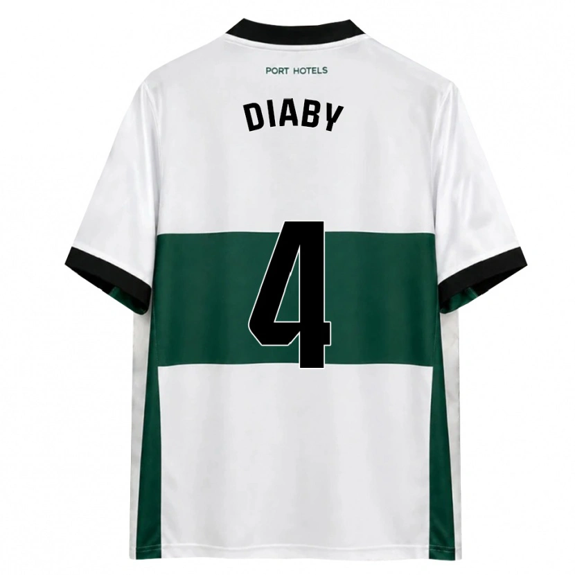 Danxen Uomo Maglia Bambo Diaby #4 Verde Bianco Rosso Kit Gara Home 2026/27 Maglietta