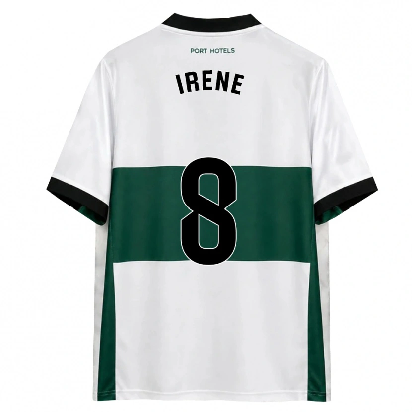 Danxen Uomo Maglia Irene Ñiguez García #8 Verde Bianco Rosso Kit Gara Home 2026/27 Maglietta