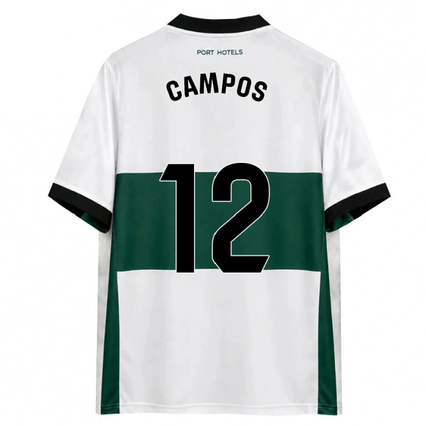 Danxen Uomo Maglia Álex Campos #12 Verde Bianco Rosso Kit Gara Home 2026/27 Maglietta