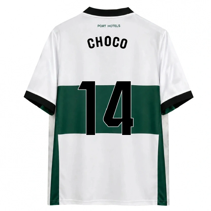 Danxen Uomo Maglia Choco #14 Verde Bianco Rosso Kit Gara Home 2026/27 Maglietta