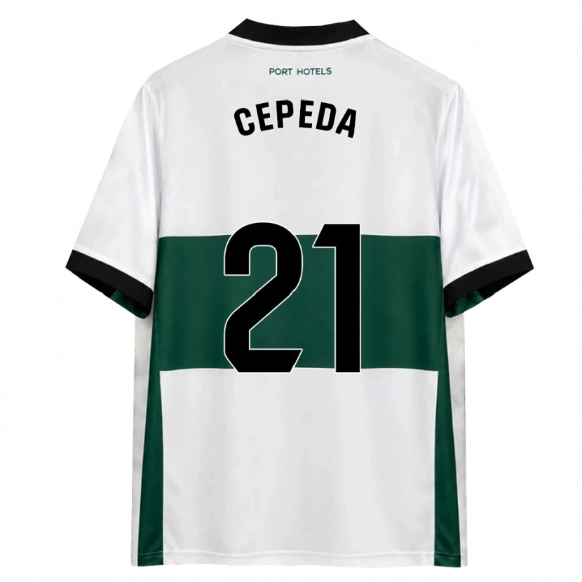 Danxen Uomo Maglia Lucas Cepeda #21 Verde Bianco Rosso Kit Gara Home 2026/27 Maglietta