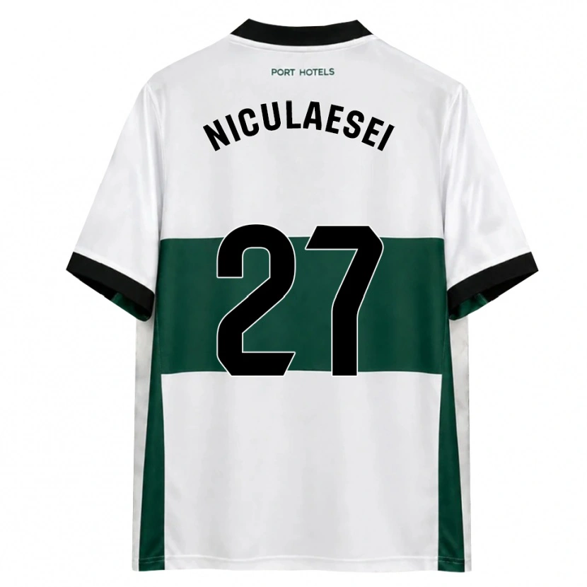 Danxen Uomo Maglia Albert Niculăesei #27 Verde Bianco Rosso Kit Gara Home 2026/27 Maglietta