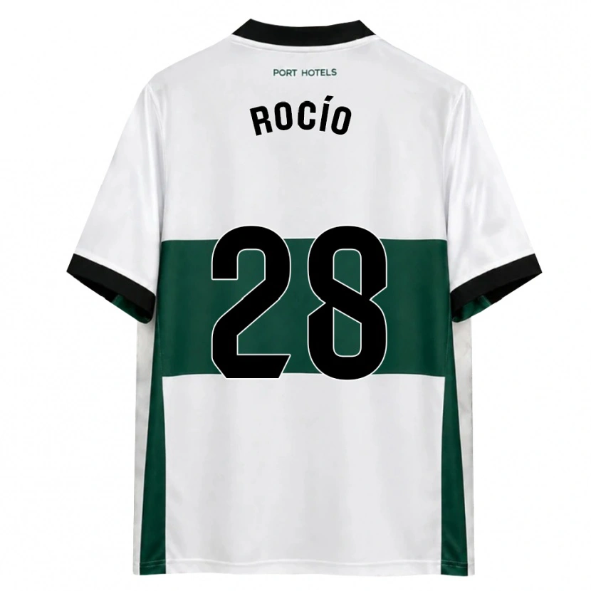 Danxen Uomo Maglia Rocío Rodríguez Jiménez #28 Verde Bianco Rosso Kit Gara Home 2026/27 Maglietta