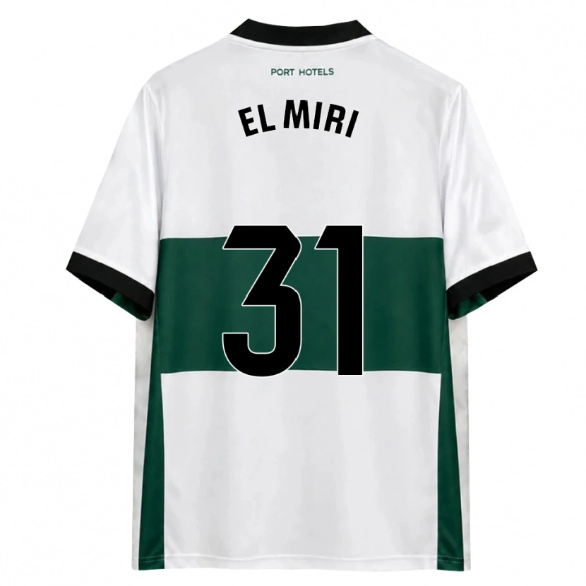 Danxen Uomo Maglia Walid El Miri #31 Verde Bianco Rosso Kit Gara Home 2026/27 Maglietta