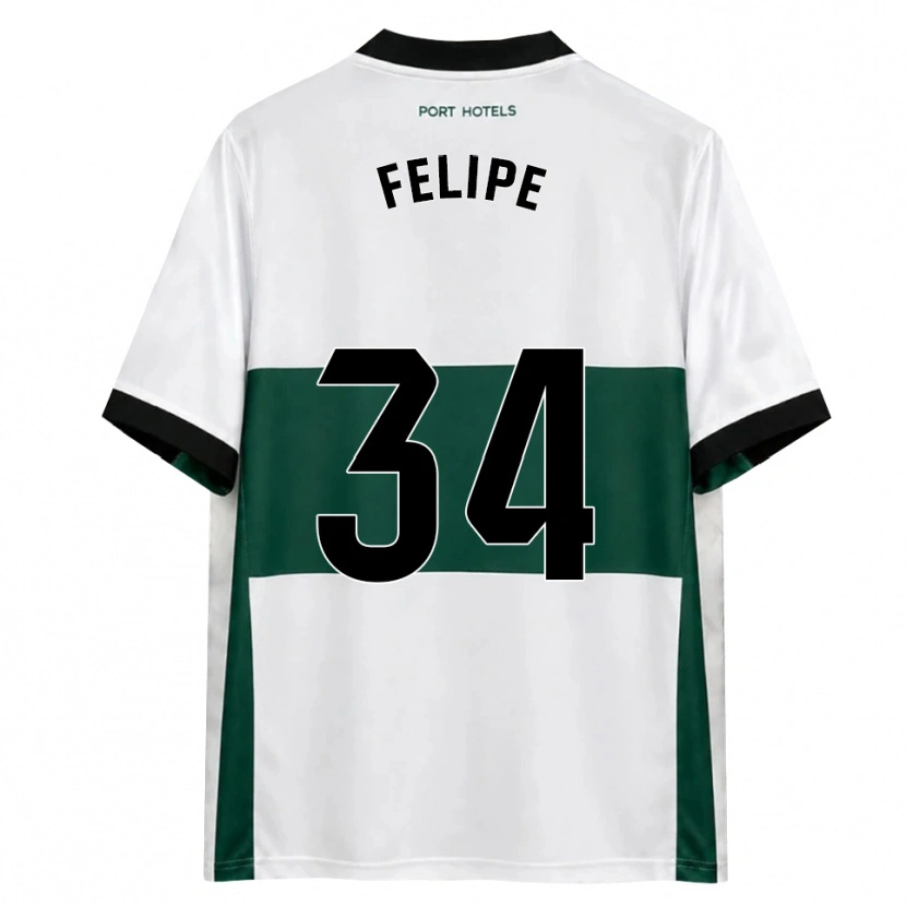 Danxen Uomo Maglia Pablo Felipe #34 Verde Bianco Rosso Kit Gara Home 2026/27 Maglietta