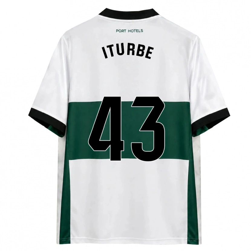 Danxen Uomo Maglia Alejandro Iturbe #43 Verde Bianco Rosso Kit Gara Home 2026/27 Maglietta