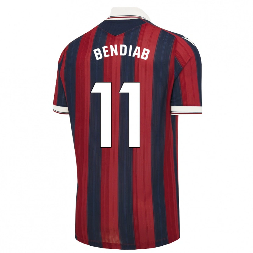 Danxen Uomo Maglia Zadig Bendiab #11 Blu Notte Rosso Kit Gara Home 2026/27 Maglietta