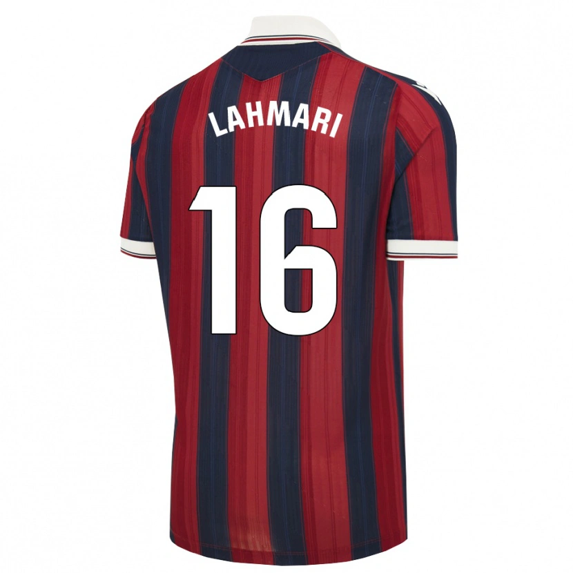 Danxen Uomo Maglia Anissa Lahmari #16 Blu Notte Rosso Kit Gara Home 2026/27 Maglietta