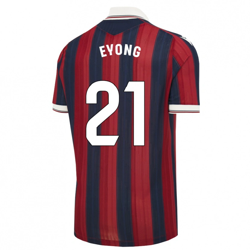 Danxen Uomo Maglia Karl Etta Eyong #21 Blu Notte Rosso Kit Gara Home 2026/27 Maglietta